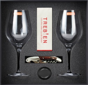 Wine Glass 2P + TREBIEN Wine Acc Set